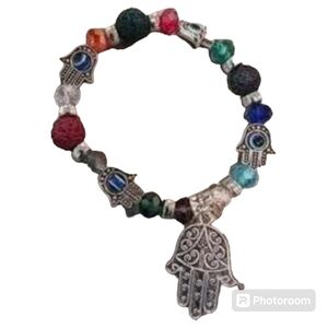 New Evil Eye Hamsa Hand Bracelet